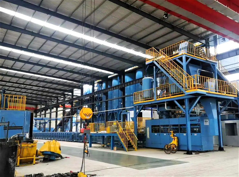 Vertical Parting Flaskless Molding Line