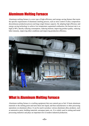 Aluminum Melting Furnace